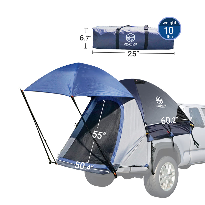 Pickup Truck Bed Tent with Rainfly